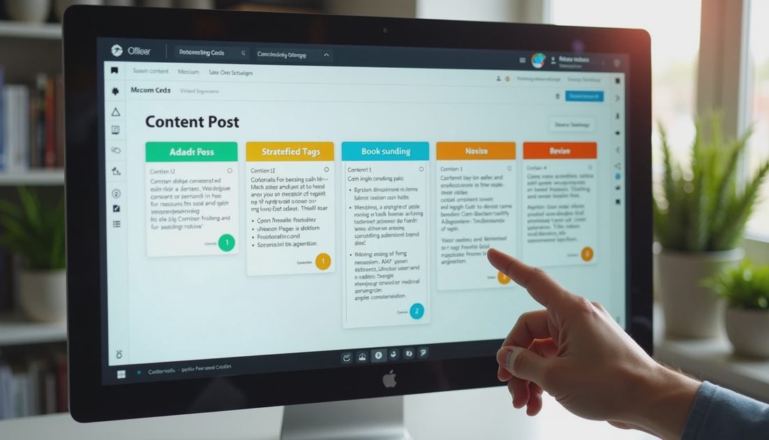 Screen showing five-post consistency check in AI branding tools for creators