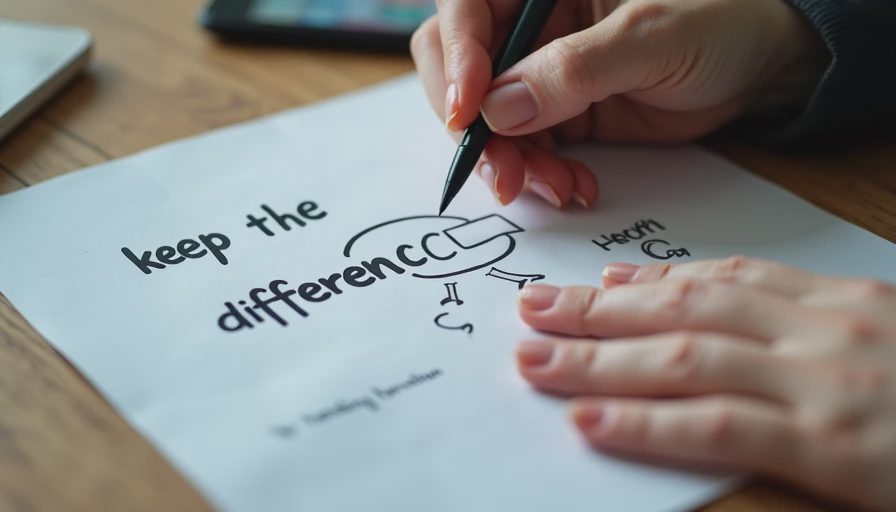 Hand marking valuable variation within consistent AI brand content