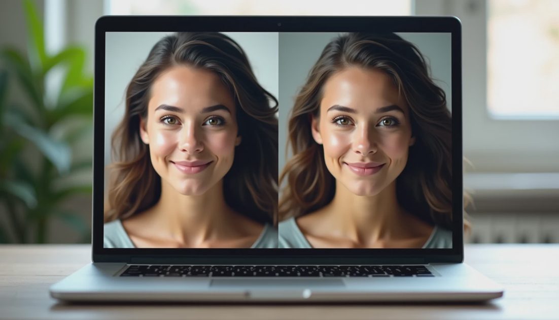 Screen showing successful simple AI edit versus complex edit with artifacts